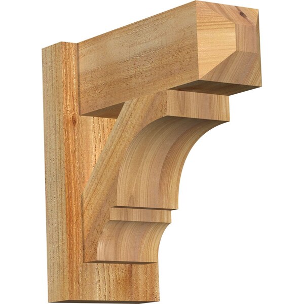 Ekena Millwork Balboa Craftsman Rough Sawn Outlooker, Western Red Cedar, 6"W x 14"D x 14"H OUT06X14X14BOA04RWR - main